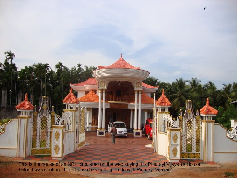 Controversial house of an NRI - Circulated as Pinarayi Vijayan
