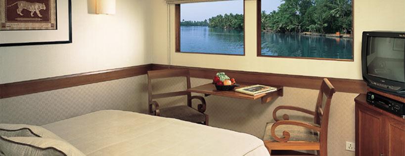 the cabin view of MV Vrinda of the Oberoi group