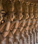 Horse carvings on wood at Kuthiramalika Palace