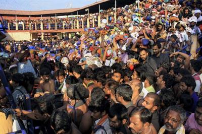 Sabarimala Makaravilakku 2013 live on Asianet News