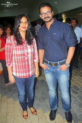 Jeena Riju with Jayasurya