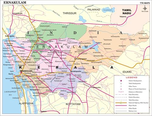 Ernakulam map - Explore