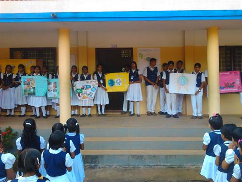 Environment Day Celebrations 2013 at St.Marys Public School Puthupally