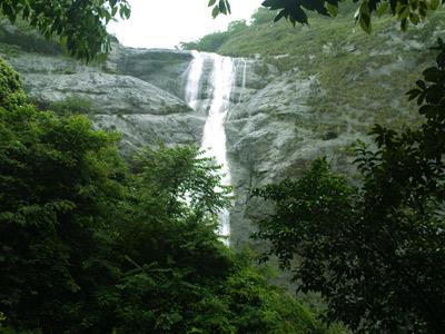 Palaruvi waterfall in Kollam