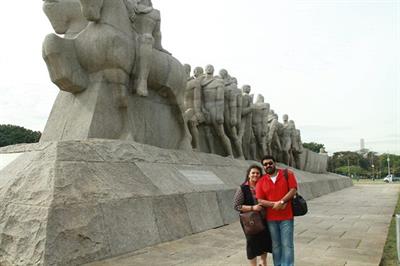 Mohanlal in Brazil enjoying holidays with his family