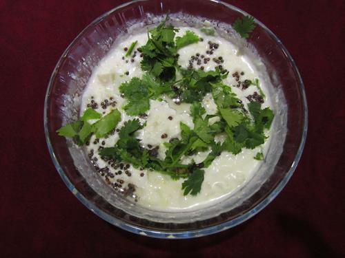 Curd pachadi (Thairu pachadi)