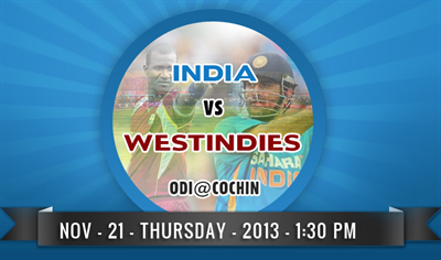 India vs West Indies ODI cricker match