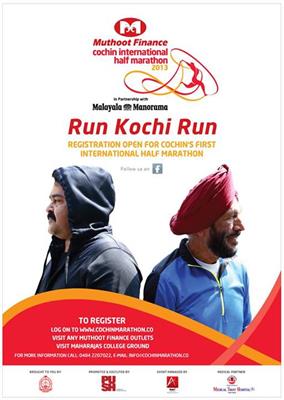 Kochi Half Marathon 2013 live streaming on news channels