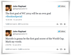 John Raphael, ‘the octopus for FIFA 2014