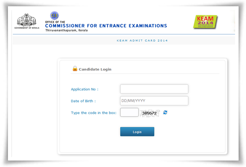 KEAM 2014 Architecture (B.Arch) rank result published at CEE website