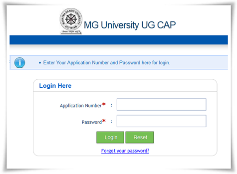 M G University degree 2014 first allotment result today