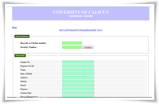 Calicut University MCA admission 2014: Online registration started