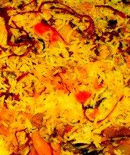 Chicken biryani prepared in oven