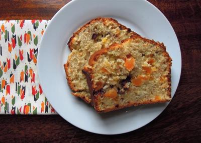 Delicious apricot banana cake - ingredients and preparation