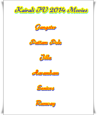 Kairali TV Onam 2014 special movies: Enjoy this festive season with full fun