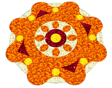 Best Onam 2014 Pookalam Designs for Competitions