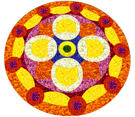 Best Onam 2014 Pookalam Designs for Competitions