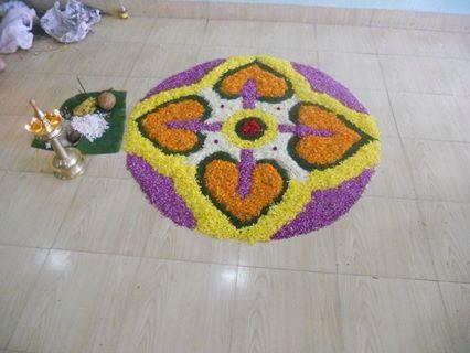 Top six pookkalam designs.