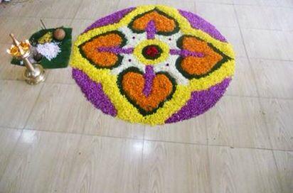 Top six pookkalam designs.