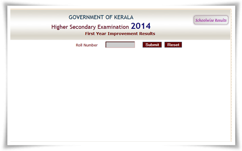 Kerala Plus One 2014 Revaluation Results Published Today