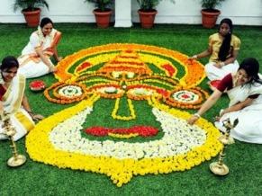 Onam Celebrations Pookkalam2