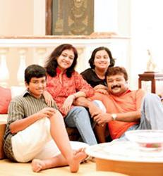 Jayaram and family