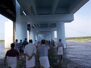 Chamravattom bridge ground