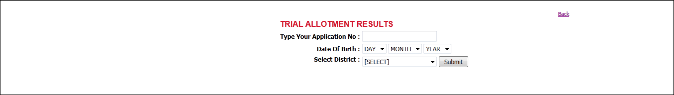 Kerala plus one trial allotment list 2012 published