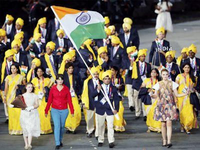 India march pass in London Olympics