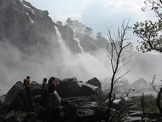 Another view of the waterfall