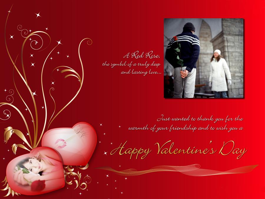 To Download this card, Click here: Valentines Day Cards (Red Roses) 1
