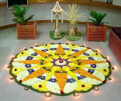 Pookalam - Fower Rangoli