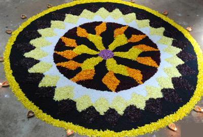 Onam pookalam 2